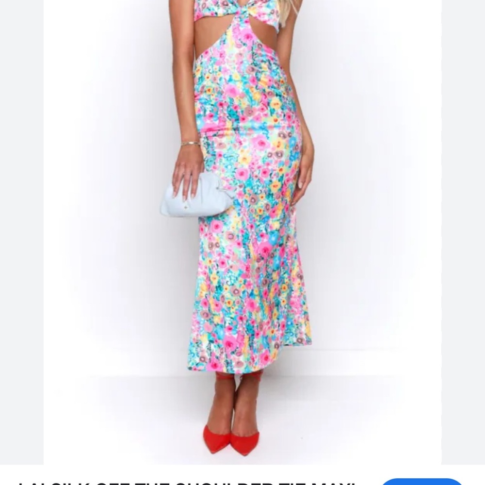 Beginning Boutique Floral Maxi Dress (109)